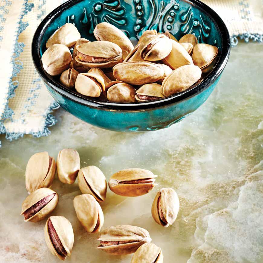 Health Benefits Pistachios have been shown to reduce LDL (bad) cholesterol and increase the good HDL cholesterol.
