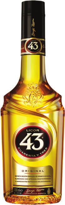 It has a mixture of flavours such as vanilla and citrus making it ideal to drink on the rocks or in cocktails.