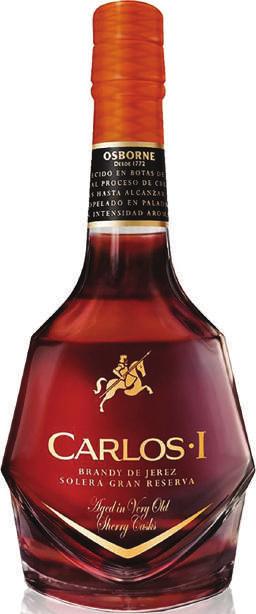 The PX, a complex brandy, aged for a total of 15 years in a mix of sherry and oak casks giving it an aroma of