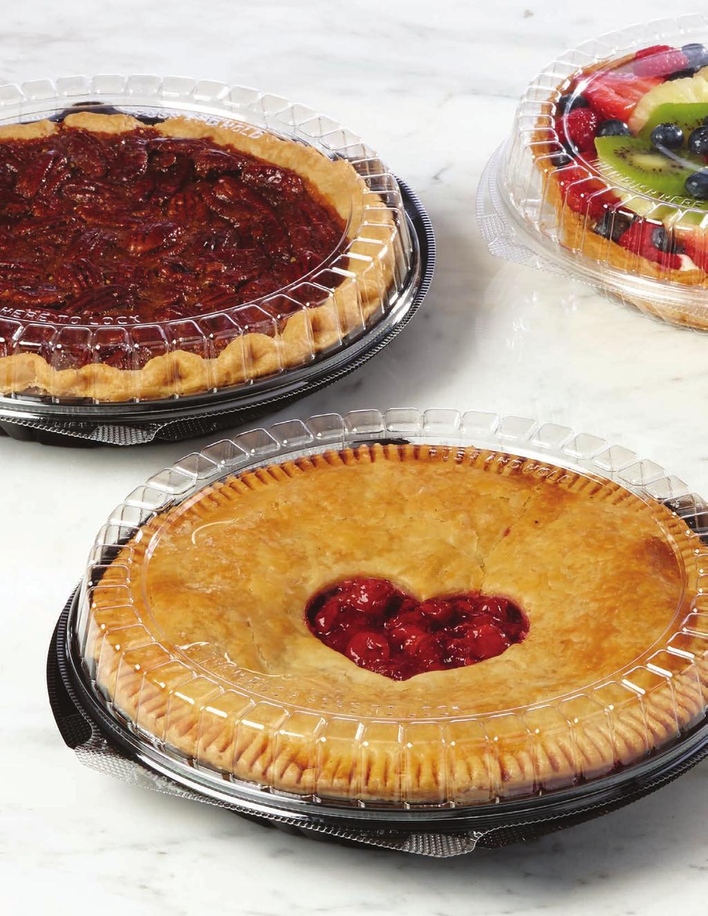 PIE CONTAINERS ELEVATE YOUR CUSTOMERS EXPERIENCE Sabert s pie packaging has a premium look that drives sales.