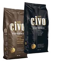 Caffe Civo Inspired by the Italian passion for strong and sensual coffee, Caffè Civo remains true to the Italian tradition of blending Arabica and Robusta coffee beans to create a genuine