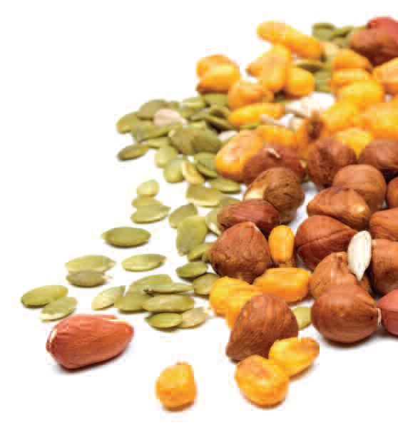 Fruit & Nuts A small handful of peanuts (30g) 5 brazil nuts (15g) A small handful cashew nuts (20g) 7 dried apricots (50g) 6 prunes