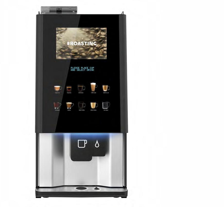 VITRO X4 ESPRESSO 53 kg Machine 230Vac / 12A / 3Kw / 50Hz Eco mode 2.9kW nominal Combines a genuine espresso coffee based coffee menu, with the capacity of a Free Standing machine.
