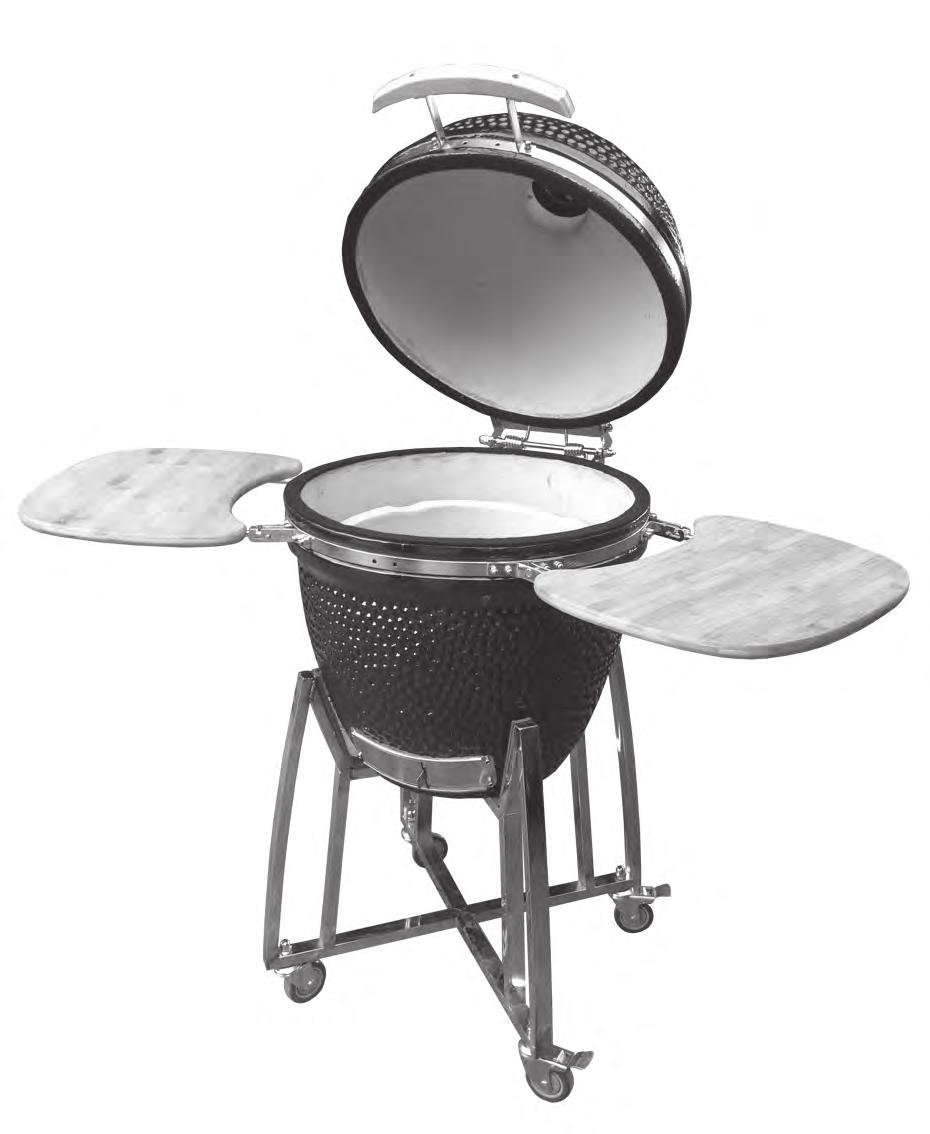 21 Kamado Smoker BBQ15K21 User Instructions - Please keep for future reference Tools list required (not included) www.calflamebbq.