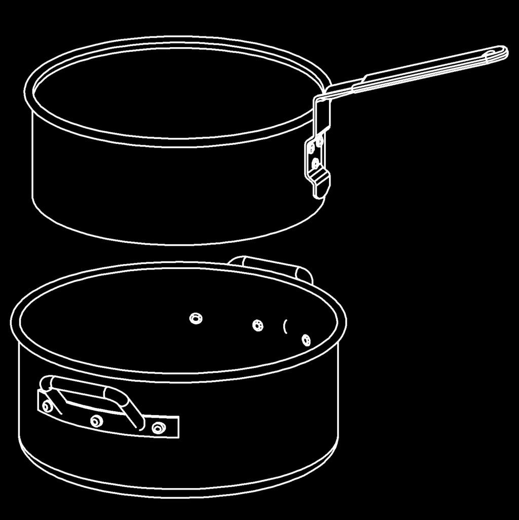 Larger pots have a fill line mark. Smaller pots may not be marked. See How to Use Cooker section in this manual. After filling pot, place food in basket or on rack.