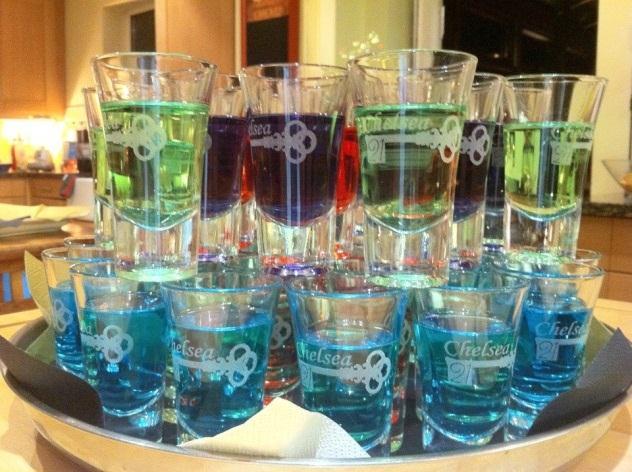 Shot Glass These fun glasses come complete with a personalised message or a chosen design perfect for hen