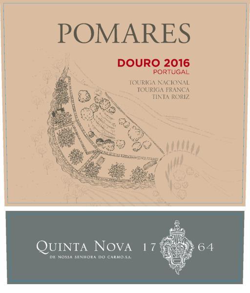 POMARES RED Douro DOC 2016 Vineyard Tinta Roriz, Touriga Franca and Touriga Nacional QN, letter A, Sub-region Cima Corgo; average age 25 years Grapes selection at the entrance of the cellar.