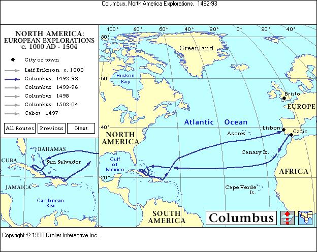 The Americas and Early European Exploration The Americas and Early European Exploration The several voyages across the Atlantic led by Columbus