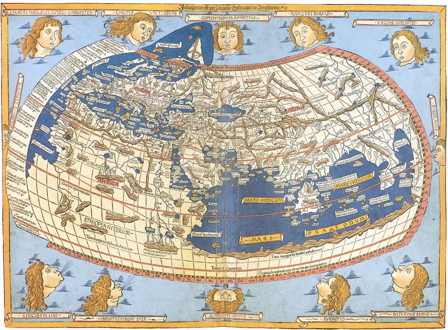 Ptolemaic World Map (1486)