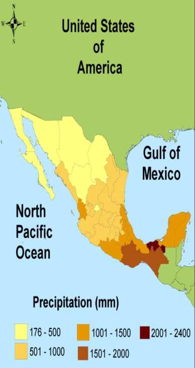 Mexico The most important irrigation zones and the majority of industrial plants within the country are located in the northern states of Mexico.