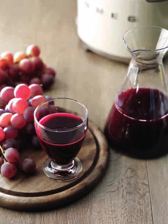 GRAPE JUICE You can add tomato juice if you prefer a thicker and denser