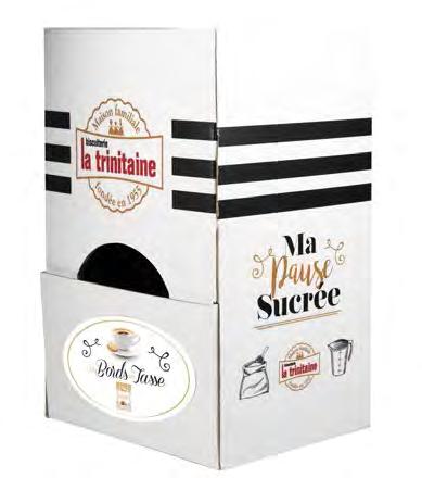 LA TRINITAINE Booth Z6-A12-2 LA TRINITAINE, family biscuits factory founded in 1955, offers its traditional butter cookies (Thin, Thick and Rolled biscuits) some shell shapes madeleines and