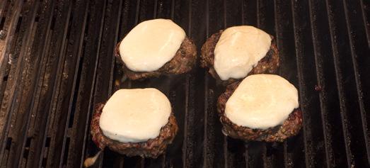 Grill burgers to desired doneness: 140 for medium. Grill buns if desired. STEP 4.