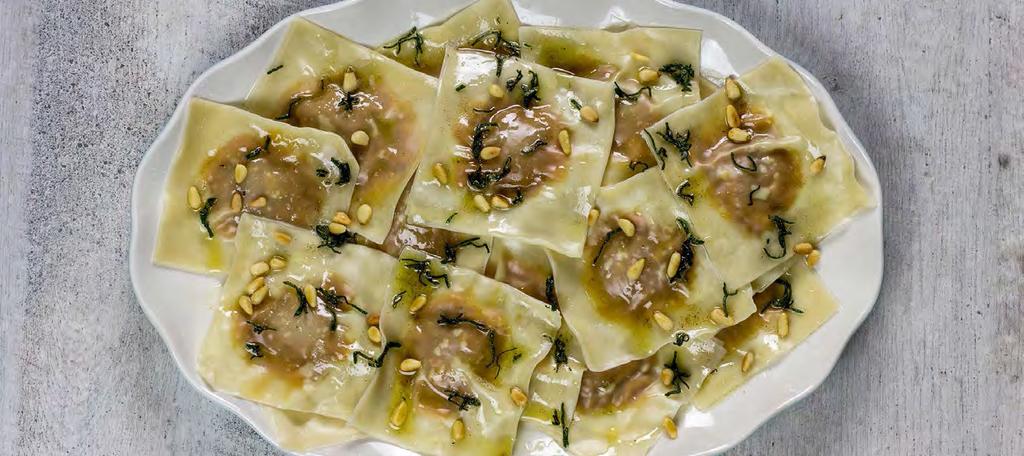 MAKE FRESH DINNERS - DECEMBER 2016 PUMPKIN RAVIOLI Calories 460; Fat 22g; Saturated Fat 6g; Carbohydrates 56g; Fiber 4g; Protein 11g; Cholesterol 30mg; Sodium 590mg Grocery List WILDTREE PRODUCTS