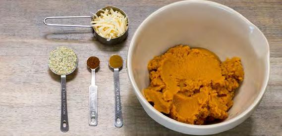 INGREDIENTS 1 (15 ounce) can pumpkin puree 1 tablespoon Wildtree Garlic Galore Seasoning Blend ¹ 8 teaspoon ground