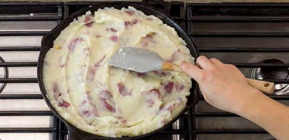 Add potatoes to a large saucepan and cover with water.