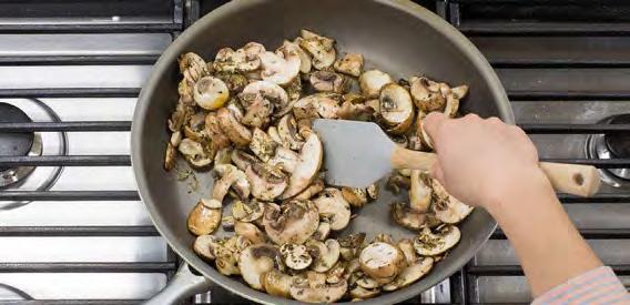 INGREDIENTS 2 tablespoons Wildtree Basil Pesto Grapeseed Oil, divided 16 ounces sliced mushrooms 1 tablespoon