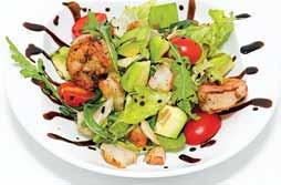 COLD SHRIMPS SALAD 500gr peeled, cooked shrimps 250gr plain creamy yoghurt 1 red pepper chopped 2 large tomatoes chopped in bite size chunks 2 clove garlic finely chopped 1 bunch spring onion chopped