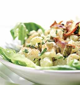 POTATO SALAD 800gr boiled potatoes 1 small red onion finely chopped 2 table spoons fresh chopped coriander 1 small green capsicum chopped 1 small red chilli chopped 3 celery stalk thinly sliced (if
