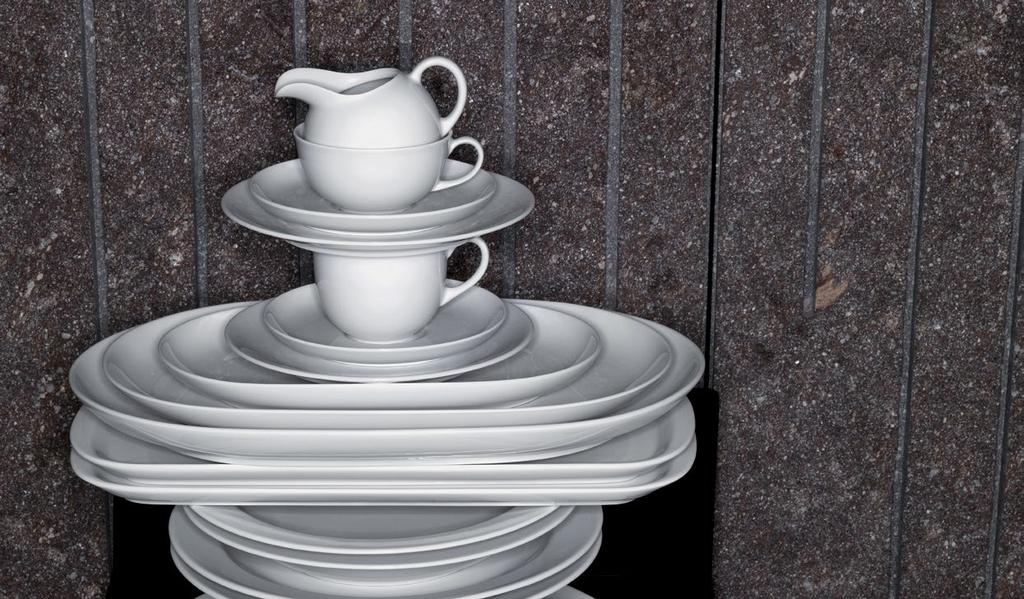 MIXED SETS CUCINA / FORM 2000 Arzberg offers 6 mixed sets in white porcelain for a