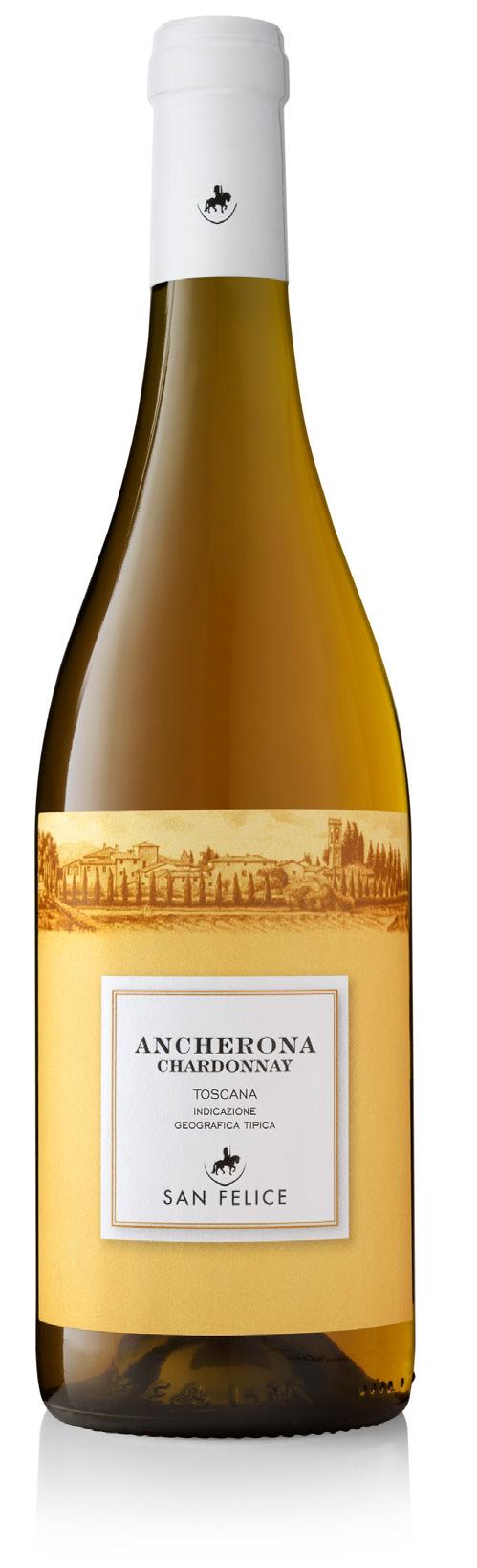 SAN FELICE WHITE WINES BACK TO MENU Ancherona Chardonnay 2015 glass 8 bottle 30 Chardonnay 90% Sauvignon Blanc e Semillon 10% Deep straw yellow.
