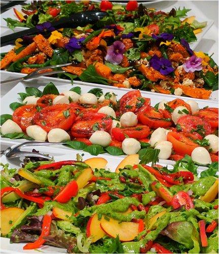 salad buffet - $45/ person equipment, cutlery, crockery and napkins Style: buffet - paella cooked and served from the giant paella pan- theatre of food Choices: Chicken and seafood (chorizo, chicken,
