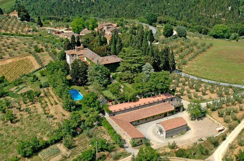 The 13th Century Ormanni estate is located right in the heart of Chianti, between the towns of Poggibonsi and Castellina in Chianti.