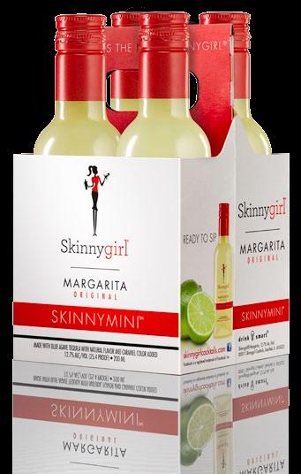 Skinnyminis Skinnygirl Cocktails introduces a 4-pack offering of 200 ml plastic bottles of Skinnygirl Margarita.