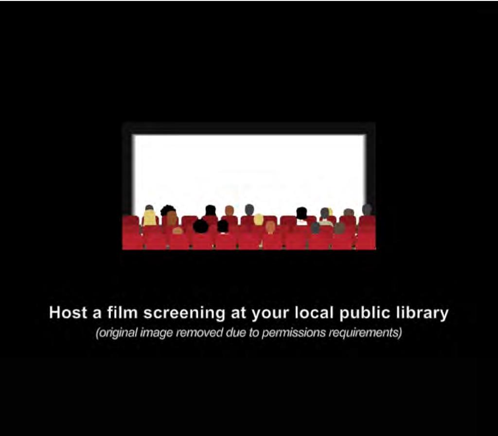 Host a film screening at your local public library