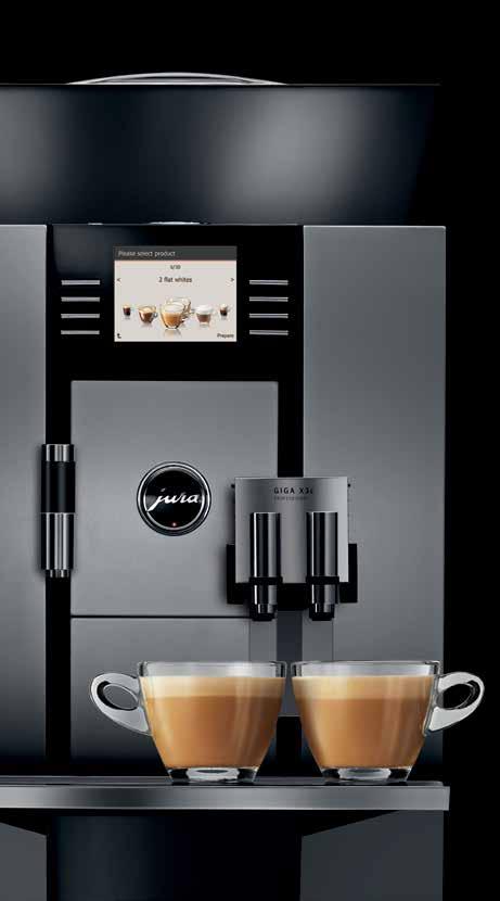 This makes preparation child's play and saves valuable time. The GIGA X3/X3c is also capable of producing the internationally popular flat white.