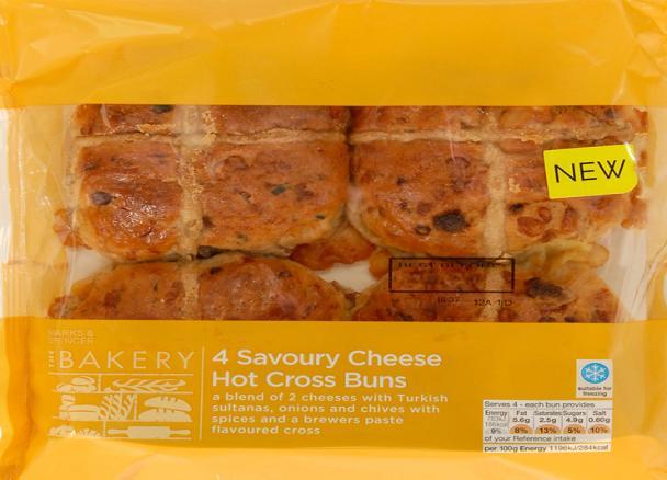 Savoury Cheese Hot Cross Buns
