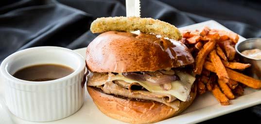 49 THE GREAT CANADIAN CLUB Grilled Chicken Breast / Lettuce / Crisp Apple / Smoked Bacon / Cheddar Cheese / Pesto Mayo / Fox s Bakery Brioche Bun $10.