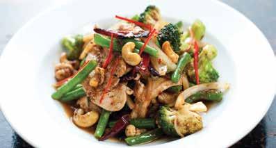 mushroom, onion, carrots, oyster sauce with your choice of meat or  CASHEW