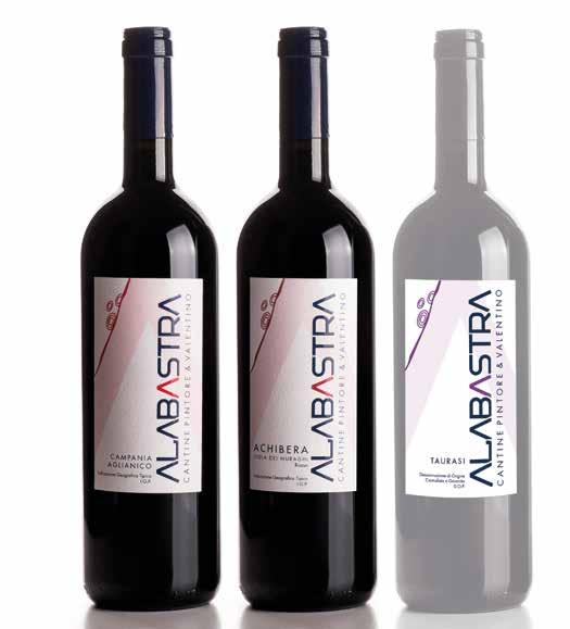 Red Wines AVAILABLE FROM 2020 AGLIANICO I.G.P. ACHIBERA ISOLA DEI NURAGHI ROSSO I.G.P. TAURASI D.O.C.G. The grapes destemming have preceded the beginning of the alcoholic fermentation with maceration which has been conducted with wild yeasts at a controlled temperature.