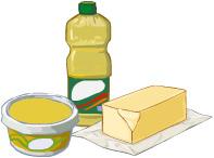 Fats and oils to allow, question and exclude Page 5 of 8 Butter, cream, margarine, lard, vegetable oil, shortening, salad dressing with allowed ingredients Salad dressings, suet, cooking spray