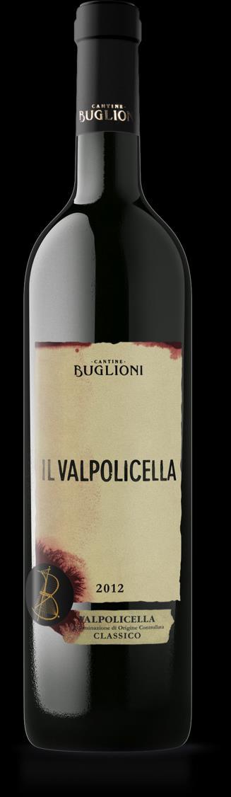 Il Valpolicella Valpolicella Classico D.O.C. Bright ruby red colour. Fragrant and intense aroma of cherry and wild berries.