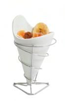 SUPPORT METAL CONE DEGUSTATION AVEC SUPPORT METAL ø13x8cm Referencia B4237