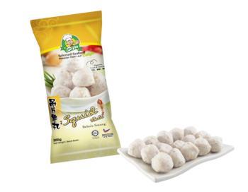 Frozen Food Squid Ball Squid Fish Ball is made of squid and fish meat.