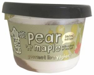 Global New Product Introductions: 2013-2017 GLOBAL FAST FACTS: THE COLLECTIVE PEAR N MAPLE GOURMET LIVE YOGURT: is a thick