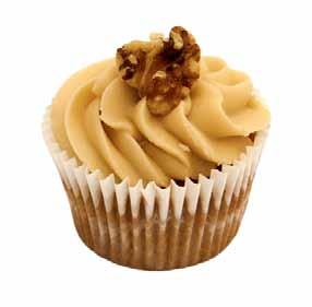 Coffee Cupcakes 100g/4oz butter 100g/4oz light muscovado sugar 100g/4oz self-raising flour 2 large eggs 2 tsp instant coffee mixed with 100ml/3½floz boiling water and cooled 25g/1oz chopped walnuts