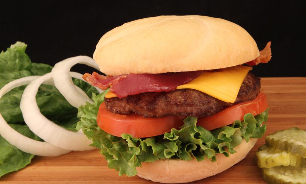 Sandwiches BUILD-A-BURGER ⅓ pound grilled, seasoned cheeseburger on a homemade bun 6.