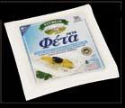 feta Feta P.D.O. The most famous traditional kind of Greek cheese. Produced in the country since the days of Homer. It is a kind of soft white cheese, which ripens and is preserved in brine.