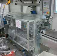 Biscuit/Snack Wafer SIG GS biscuit wrapping machine, 67mm Ø biscuits Meincke snack oven line, 1200mm wide, age 2004