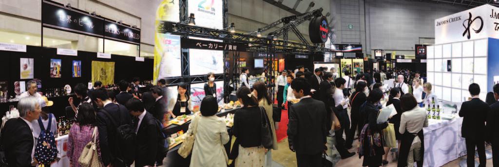 Exhibitor Statistics Occupying 32,360 sqm, with a total of 814 exhibitors from 15 countries and regions around the world, Wine & Gourmet JAPAN 2013 and its partner fairs offered attendees a plethora