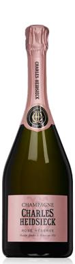 Charles Heidsieck, Rosé Réserve, Champagne NV Twinkling salmon lights in the glass.