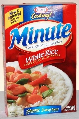 Converted or Minute Rice } Precooked and Dehydrated } Cooks Quicker