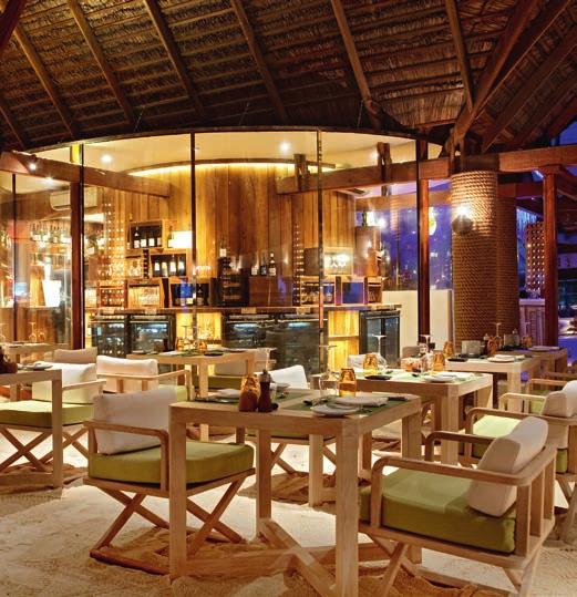 RESTAURANTS Constance Moofushi Maldives has 2 restaurants and guests enjoy the All-inclusive package during their stay. Kids menu is available in all restaurants.