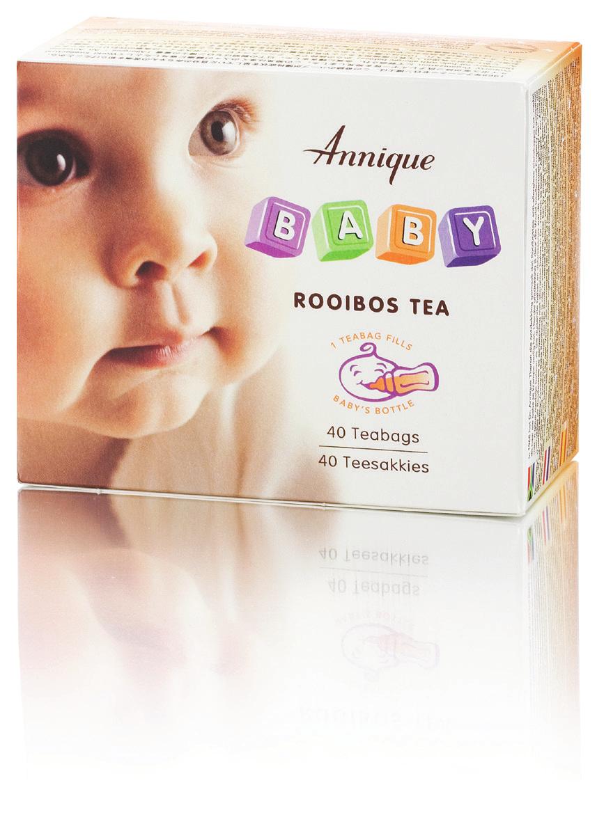 Give your baby the best start with the Annique s Rooibos Baby Tea.