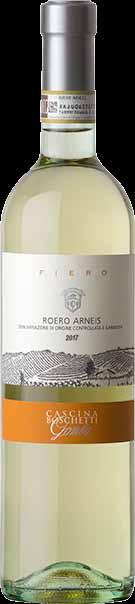 Roero Arneis docg Sandy-limestone 100% Arneis Mid september by hand Soft pressing; temperature controlled fermentation In stainless steel tanks until bottleing Bright straw yellow Fresh, floral, and