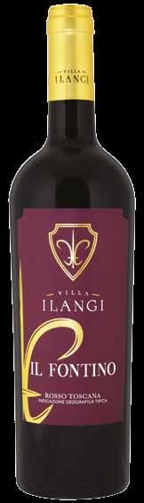 Fontino Rosso Toscana igt Clay Grapes Sangiovese 60%, Lanaiolo 30%, Colorino 10% End of September, beginning of October in stainless steel tanks at a temperature of about 25 C In 2 used oak barrel